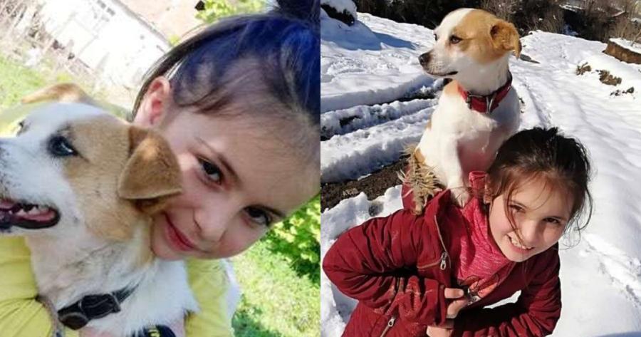 Μεγαλείο ψυχής: Η 8χρονη που περπάτησε 2,5 χιλιόμετρα στο χιόνι με τον σκύλο στη πλάτη της για να τον πάει στον κτηνίατρο