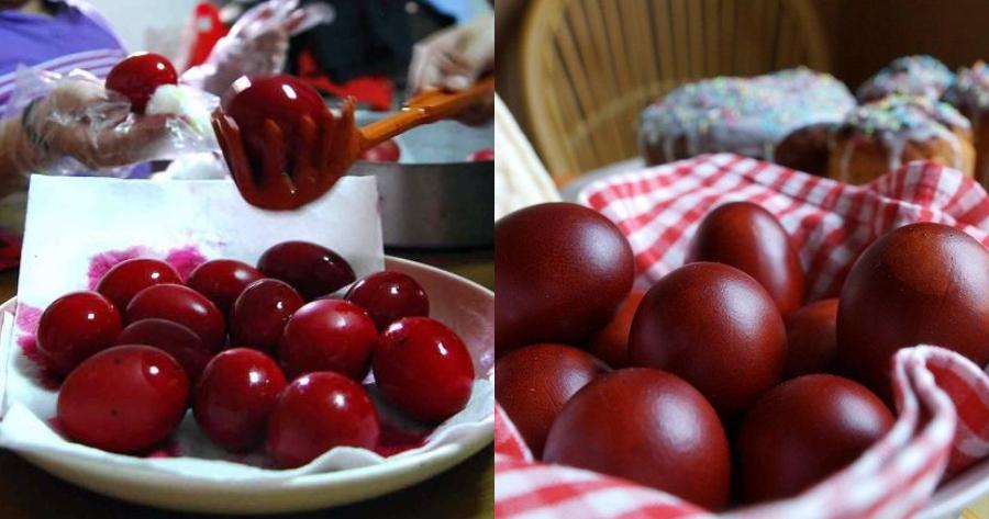 Από τα πιο μεγάλα έθιμα του Πάσχα: Ο λόγος που σήμερα βάφουμε κόκκινα τα αυγά