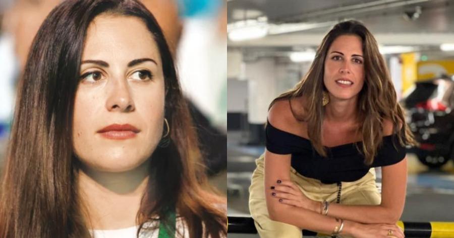 Η πρώτη δημόσια εμφάνιση: Η Ελένη Χρονοπούλου στην ομιλία του Νίκου Ανδρουλάκη έπειτα από την καταγγελία κατά του Γεωργούλη