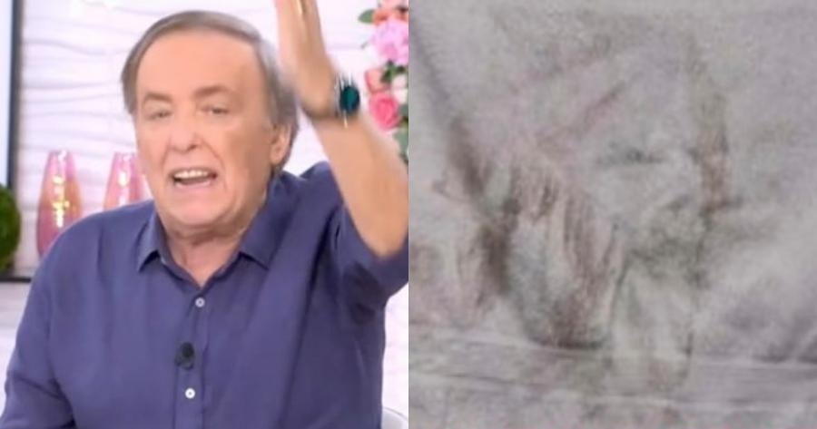 Έξαλλος ο παρουσιαστής: Άνευ προηγουμένου ξέσπασμα από τον Ανδρέα Μικρούτσικο για το «θαύμα» με τη μορφή Αγίου σε πετσέτα