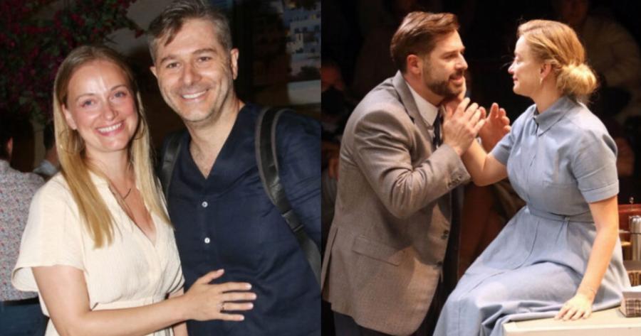 Σε αμηχανία Μπουρδούμης και Δροσάκη: Μπροστά σε δεκάδες θεατές πήγε να της πιάσει το χέρι και εκείνη το τράβηξε