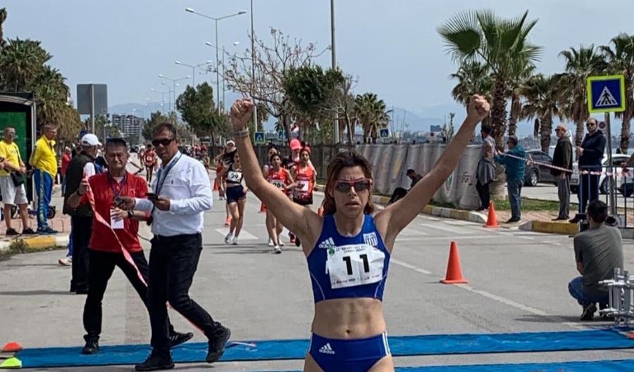 Ξανά «χρυσή» η Αντιγόνη Ντρισμπιώτη: Κατέκτησε τη κορυφή στο βαλκανικό πρωτάθλημα βάδην