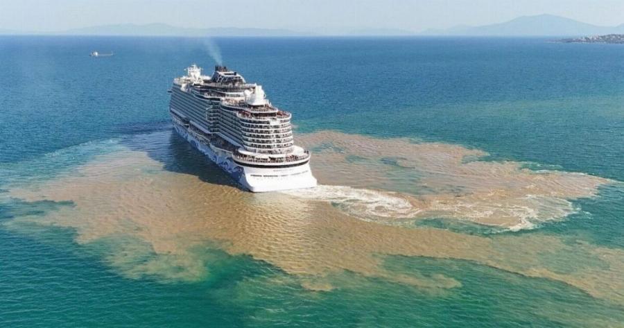 Βόλος: Το αποχαιρετιστήριο «δώρο» που «άφησε» πίσω του το κρουαζιερόπλοιο NORWEGIAN