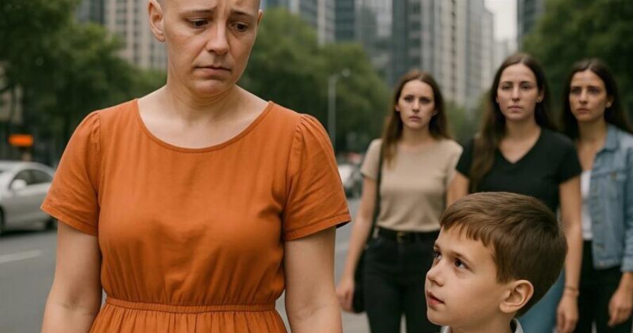 Οι άνθρωποι γελούσαν με το ξυρισμένο κεφάλι της μητέρας μου, που είχε καρκίνο· ήμουν παιδί και ήθελα τόσο πολύ να τη βοηθήσω, που έκανα κάτι που σόκαρε τους πάντες