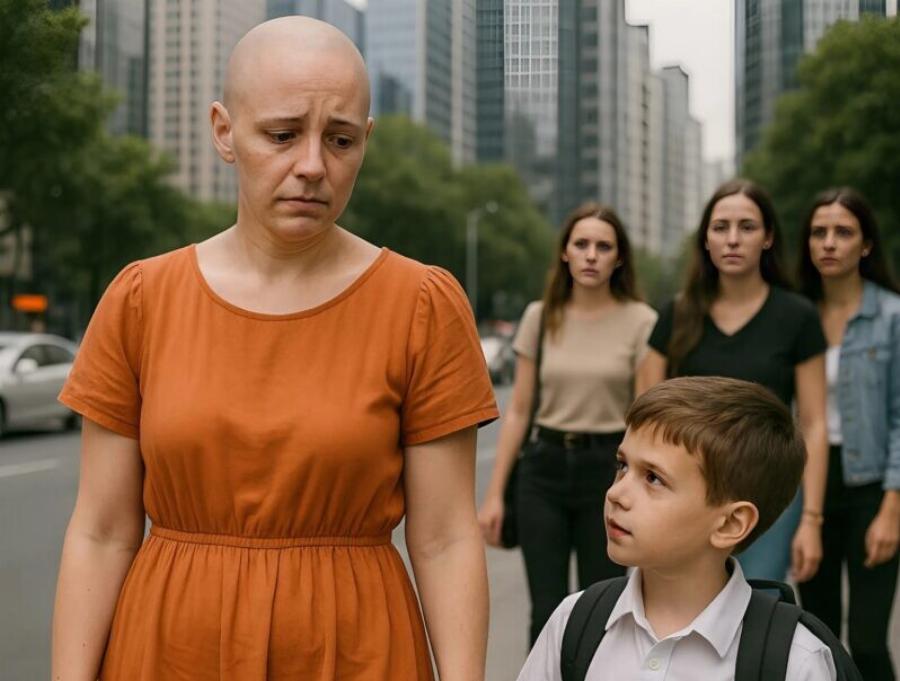 Οι άνθρωποι γελούσαν με το ξυρισμένο κεφάλι της μητέρας μου, που είχε καρκίνο· ήμουν παιδί και ήθελα τόσο πολύ να τη βοηθήσω, που έκανα κάτι που σόκαρε τους πάντες