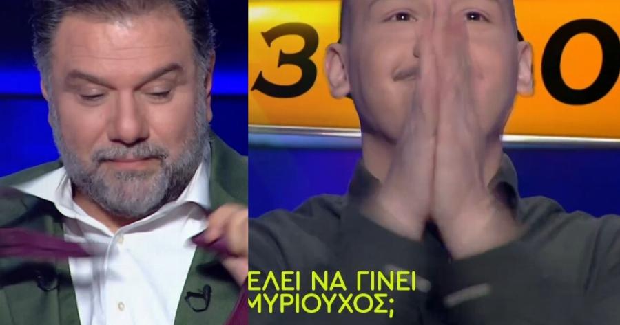 Pίσκαρε και δικαιώθnκε: Η τελευταία ερώτηση που xάρισε στον Φίλιππο τις 100.000 στον «Εκατομμυριούχο»