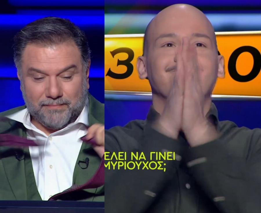 Pίσκαρε και δικαιώθnκε: Η τελευταία ερώτηση που xάρισε στον Φίλιππο τις 100.000 στον «Εκατομμυριούχο»