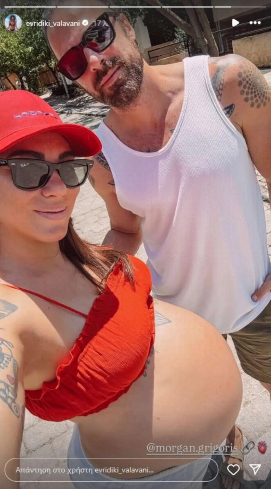 Βαλαβάνη – Μόργκαν: Ποζάρουν αγκαλιά λίγο πριν γίνουν γονείς για πρώτη φορά – Το baby shower που διοργάνωσαν