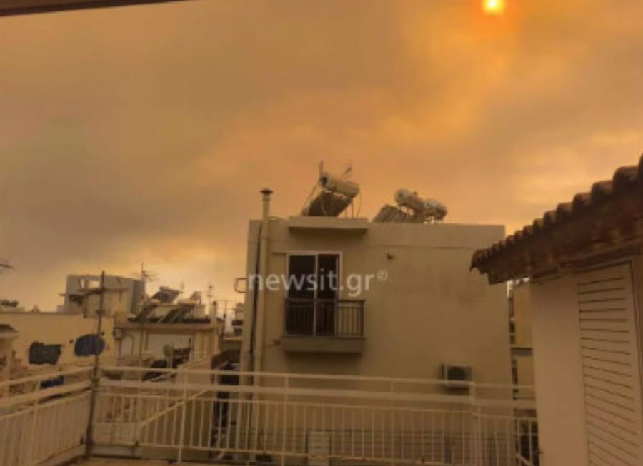 Απόκοσμο! Πνίγηκε η Αθήνα από τους καπνούς – Κρύφτηκε ο ήλιος