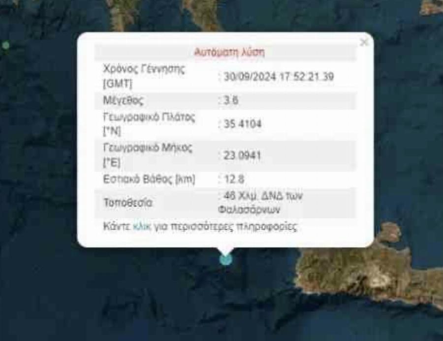 Έκτακτo: Σεισμός τώρα στη χώρα μας