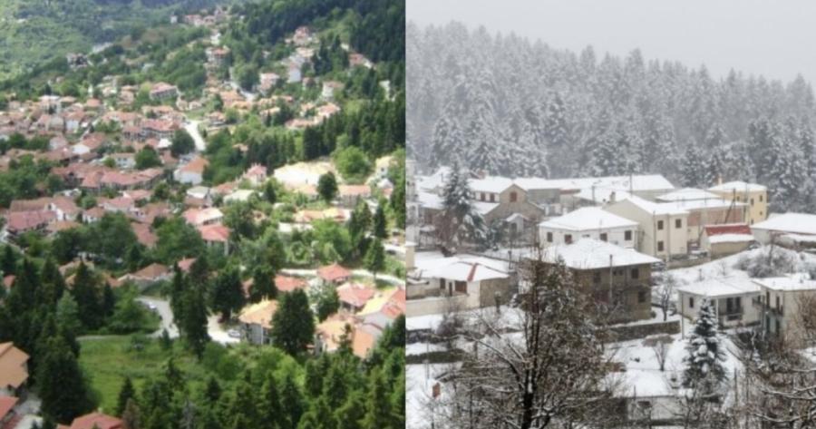 Το παραμυθένιο ελατοσκέπαστο χωριό της Ελλάδας που χαρακτηρίζεται ως «δεύτερη Αράχωβα»