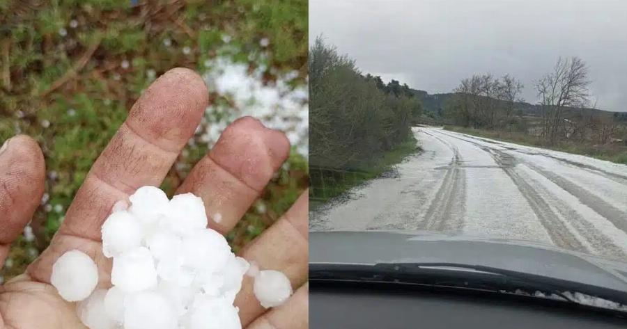 ΕΚΤΑΚΤΟ: «Βομβαρδίζεται» από το χαλάζι Τώρα πασίγνωστη μεγάλη πόλη της Ελλάδας – Κάτοικοι και αγρότες απελπισμένοι πως να σωθούν