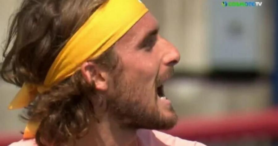 Ο Τσιτσιπάς έβρισε και πέταξε τον πατέρα του εκτός γηπέδου: Απίστευτες καταστάσεις μπροστά στην κάμερα