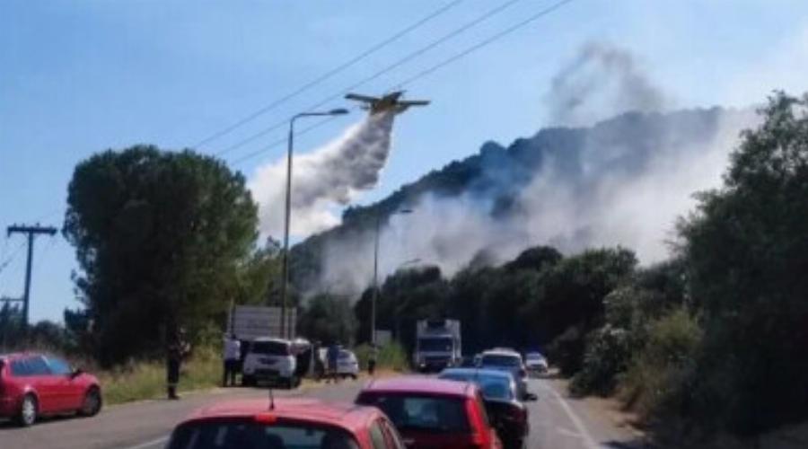 Μεγάλη η φωτιά σε τουριστική πόλη της Ελλάδας – Απομακρύνονται τουρίστες και κάτοικοι, Εστάλη 112