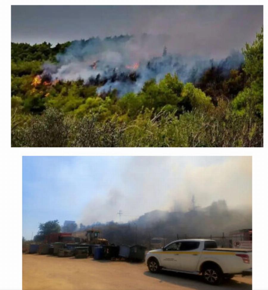 Μεγάλη η φωτιά σε τουριστική πόλη της Ελλάδας – Απομακρύνονται τουρίστες και κάτοικοι, Εστάλη 112
