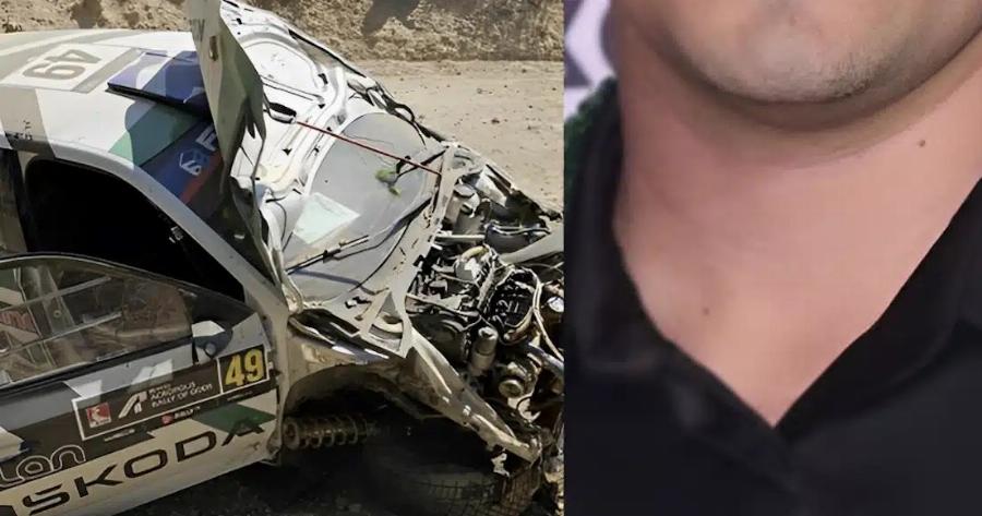 Σοκαριστικό ατύχημα για πασίγνωστο Έλληνα ηθοποιό στο ράλι Ακρόπολις