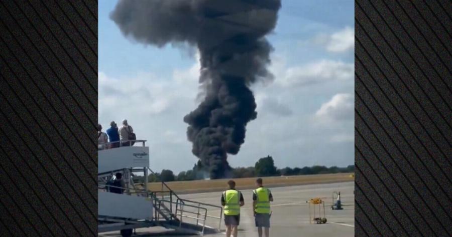 EKTAKTO TΩΡΑ – ΣΥΝΕΤΡΙΒΗ ΑΕΡΟΣΚΑΦΟΣ ΣΤΟ ΑΕΡΟΔΡΟΜΙΟ