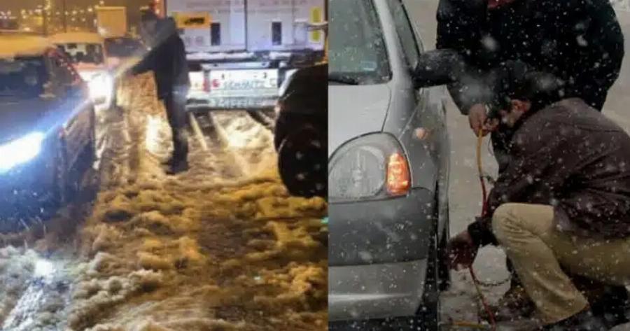 Ανακοινώθηκε πριν λίγο από την τροχαία – Από ποια ώρα και μετά είναι Υποχρεωτικές οι αλυσίδες σε όλη την Αττική