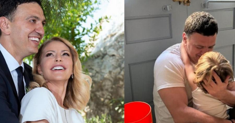 Τζένη Μπαλατσινού: Ποζάρει στην Πάτμο με τα τέσσερα παιδιά της & οι κόρες της θυμίζουν τις πριγκίπισσες της Ισπανίας