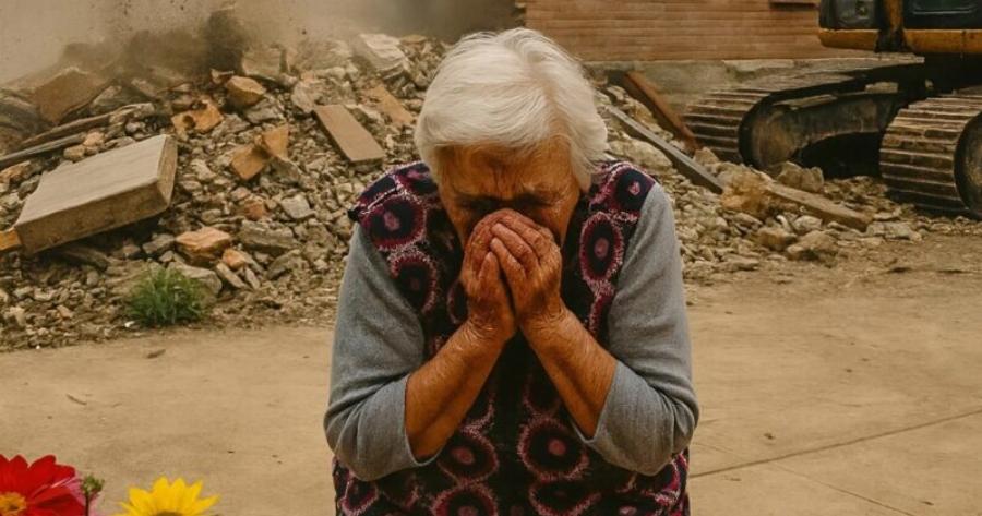 Τα ίδια μου τα παιδιά κατέστρεψαν το σπίτι μου μπροστά στα μάτια μου, χωρίς καν να με προειδοποιήσουν· καθόμουν μπροστά στο σπίτι και έκλαιγα πικρά, πιστεύοντας πως στα γεράματα θα μείνω στο δρόμο… αλλά ξαφνικά συνέβη κάτι απρόσμενο