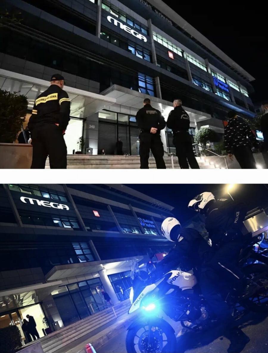 Απεıλή για βóμβα στον τηλεοπτικό σταθμό Mega