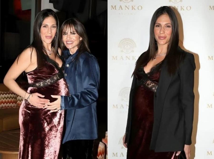 Ανθή Βούλγαρη: Με πιο φουσκωμένη κοιλίτσα από ποτέ – Η πρώτη της νυχτερινή έξοδο λίγο πριν γεννήσει