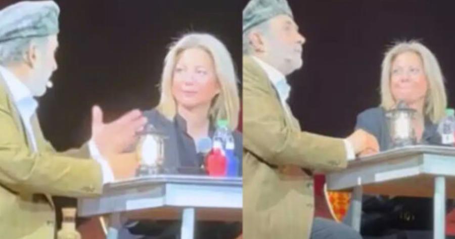 Συγκλόνισε η Μαρία Καρυστιανού – Πήγε στην παράσταση του Λαζόπουλου και τα είπε όλα έξω από τα δόντια