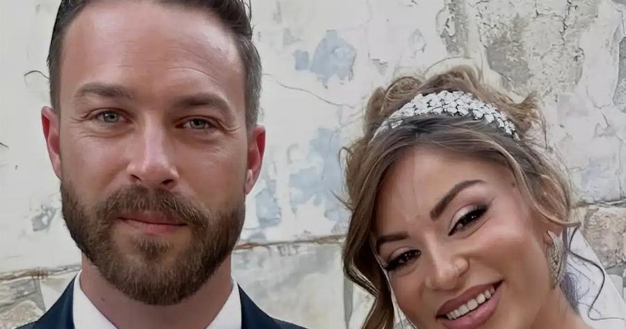 Στέφανος Μιχαήλ – Νάταλι Κάτερ: Παντρεύτηκαν! Η άφιξη της νύφης στην εκκλησία και το εντυπωσιακό νυφικό και το φιλί