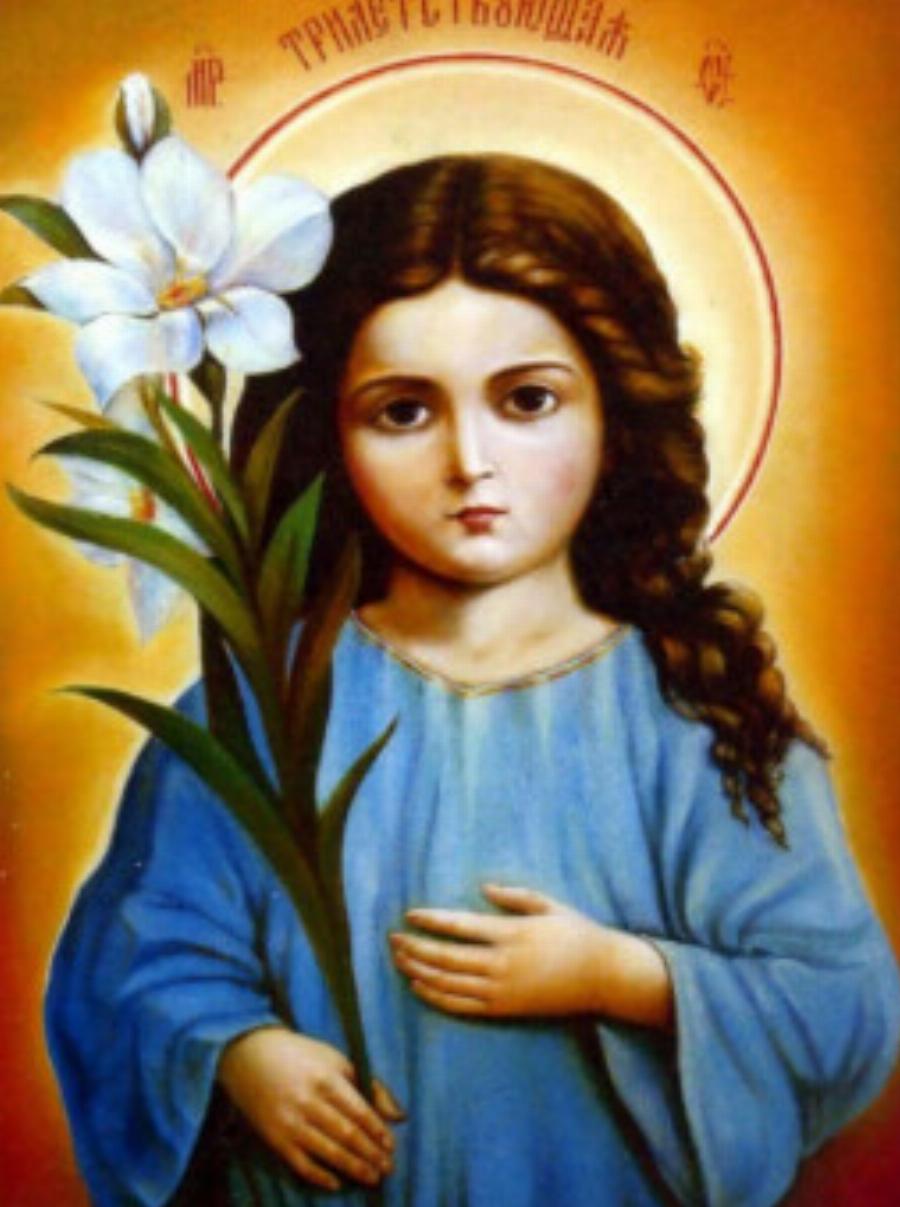 Η μοναδική εικόνα της Παναγίας που την δείχνει τριών χρονών