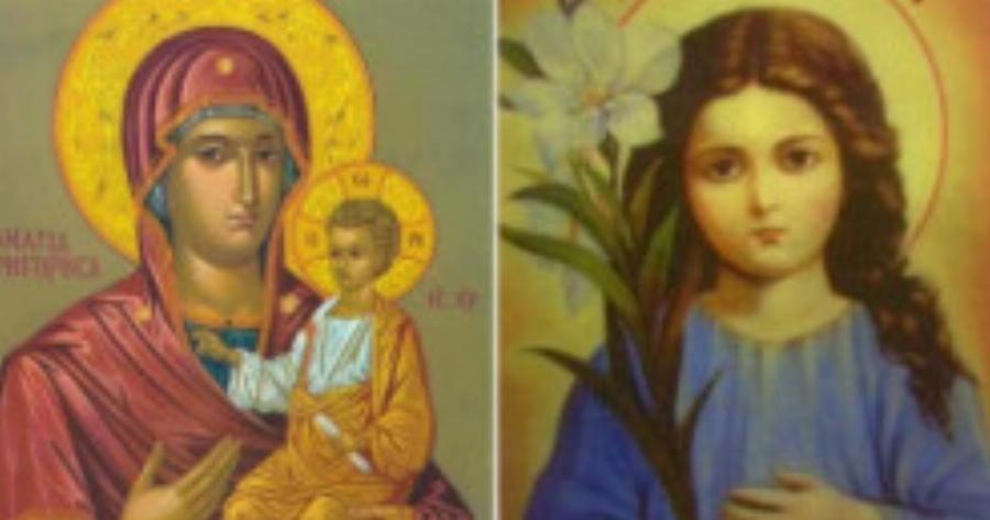 Η μοναδική εικόνα της Παναγίας που την δείχνει τριών χρονών