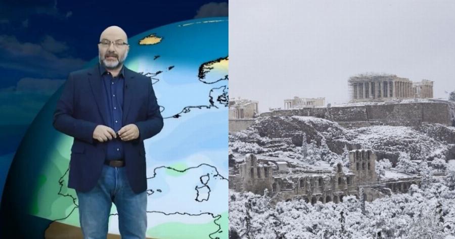 Σάκης Αρναούτογλου: Πολύ και πυκνό χιόνι τα Χριστούγεννα – Οι περιοχές που θα το «στρώσει»