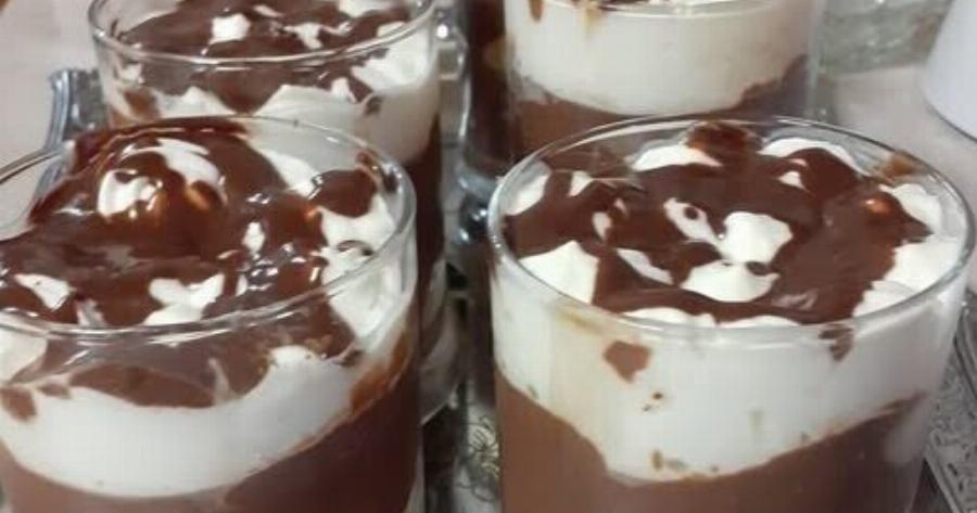 Το πιο εύκολο “προφιτερόλ” στο ποτήρι με κρουασάν