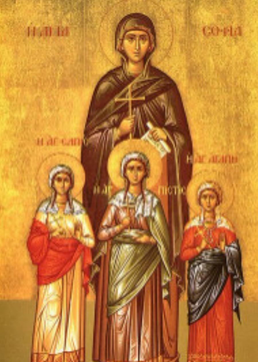 Σοφία, Αγάπη, Πίστη, Ελπίδα: Πότε γιορτάζουν το 2024. Ποιες ήταν, Ιταλίδες, εορτή και βιογραφία