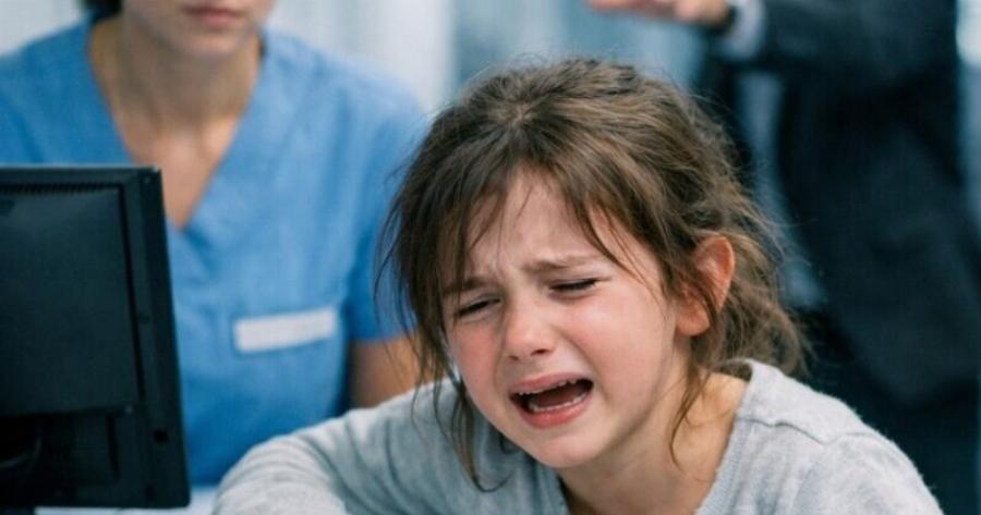 «Εδώ δεν περιθάλπουμε ζητιάνους!» φώναξε η ρεσεψιονίστ, ενώ ένα άστεγο κοριτσάκι ικέτευε για βοήθεια… μέχρι που ένας σιωπηλός άντρας, καθισμένος σε έναν δερμάτινο καναπέ, σηκώθηκε τελικά