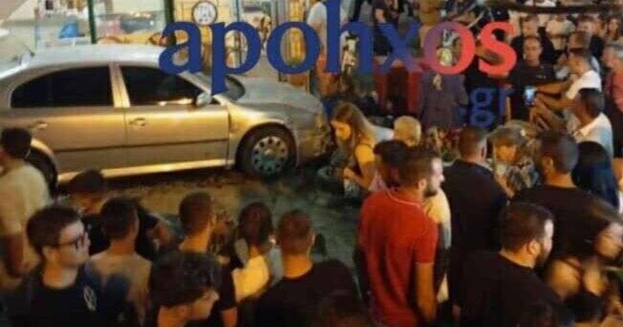 EKTAKTΟ ΤΩΡΑ ΣΤΗ ΧΩΡΑ ΜΑΣ – ΑΥΤΟΚΙΝΗΤΟ ΕΠΕΣΕ ΠΑΝΩ ΣΕ ΠΙΣΤΟΥΣ