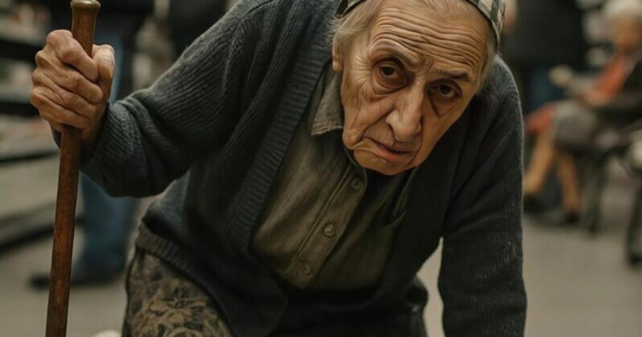 Η ηλικιωμένη γυναίκα λυπήθηκε τον νεαρό που δεν είχε πού να περάσει τη νύχτα· τη νύχτα η γυναίκα ξύπνησε όταν άκουσε τον νεαρό να μπαίνει αργά στο δωμάτιό της, να πλησιάζει το κρεβάτι και να κάνει αυτό…