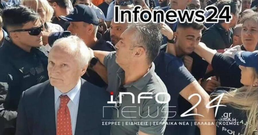 Δεν πήγε καλά αυτό: Στις Σέρρες πέταξαν νερά και καφέδες στον υφ. Αγροτικής Ανάπτυξης