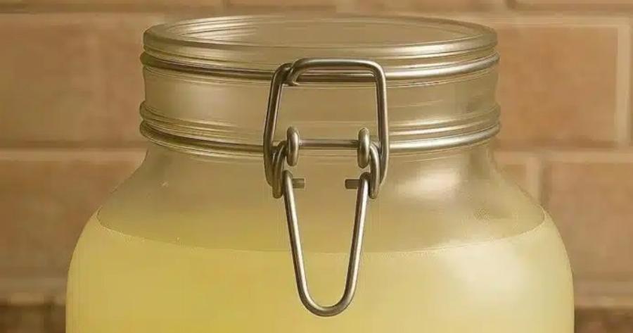 Φυσικό ρόφημα αδυνατίσματος: ζεστό νερό, μηλόξιδο, τζίντζερ και λεμόνι