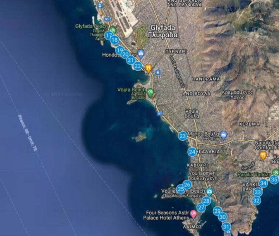 Τέλος το μπάνιο σε παραλίες της Αττικής: Οι 17 ακατάλληλες περιοχές που δεν πρέπει να κολυμπήσετε κοντά στην Αθήνα