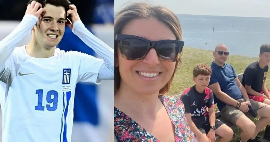 Καρέτσας: Οι ευτυχισμένες οικογενειακές στιγμές του 17χρονου νέου ταλέντου της Εθνικής Ελλάδας κι η στήριξη των γονιών του