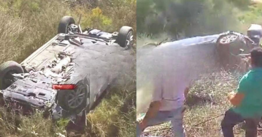 Κρήτη: Σoκαριστικό τροχαίο με παιδιά ηλικίας 2 και 11 ετών: Η μητέρα τους έπεσε σε γκρεμό 150 μέτρων