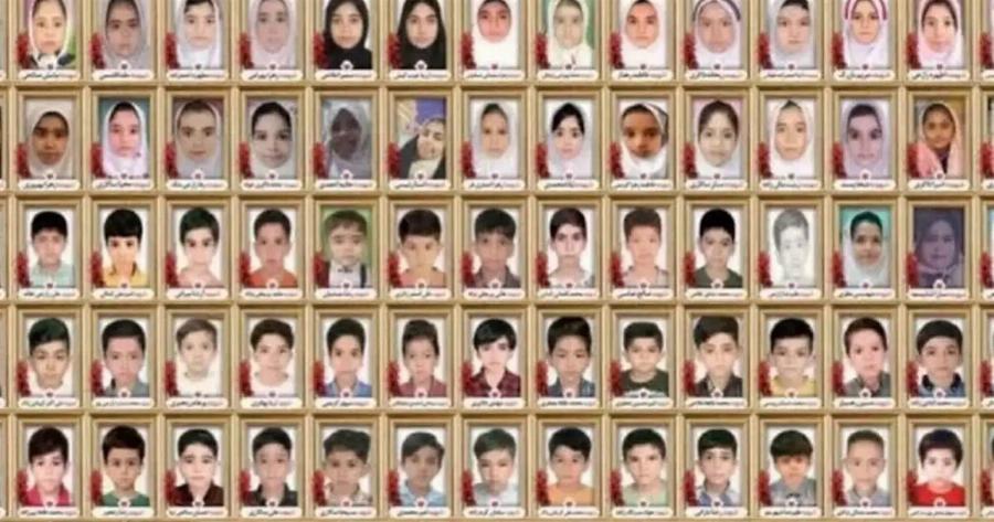 Το Ιράν δημοσίευσε φωτογραφία των 168 παιδιών που σκοτώθηκαν στον βομβαρδισμό του σχολείου τους