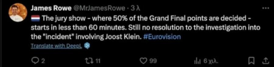 Όλα φάλτσα στην Eurοvision – Απείλησε και η Ισπανία με αποχώρηση πριν από την τελική πρόβα