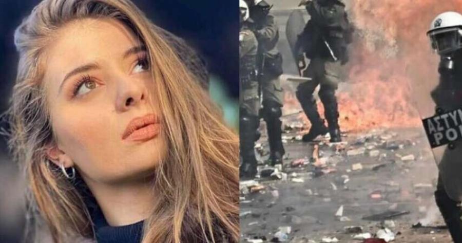 «Υπάρχει σε βίντεο και το ξύλο που φάγαμε και οι κουκουλοφόροι μπάτσοι» : Συγκλονίζει η Εύη Δαέλη μετά τη συγκέντρωση