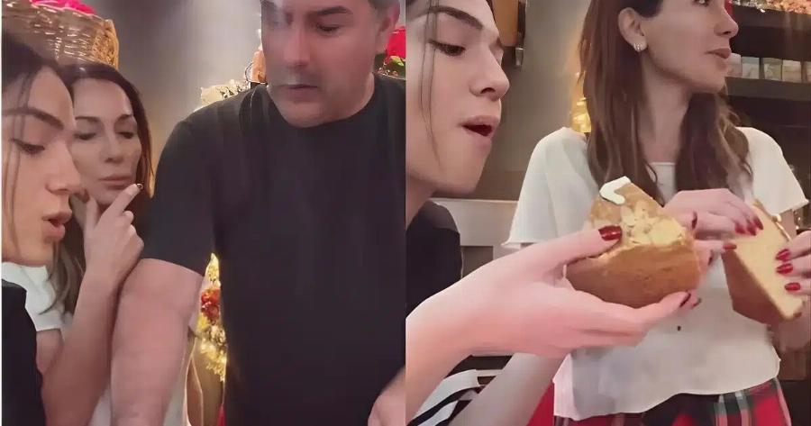 Δέσποινα Βανδή: Ο Βασίλης Μπισμπίκης έκοψε τη βασιλόπιτα του σπιτιού μαζί με τη Μελίνα Νικολαΐδη