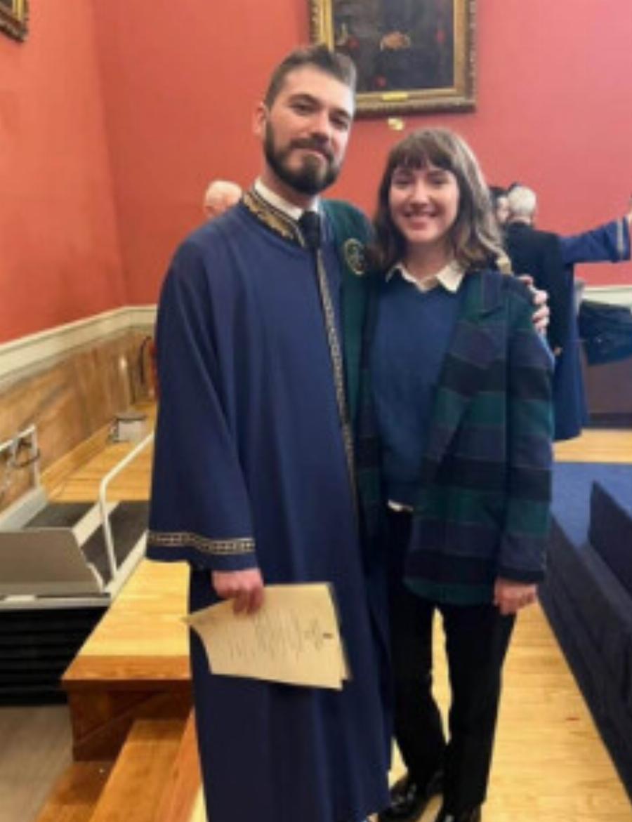 Λάμπης Ευαγγελάτος: Πτυχίο για τον γιο Ευαγγελάτου & Θεοδωρακοπούλου