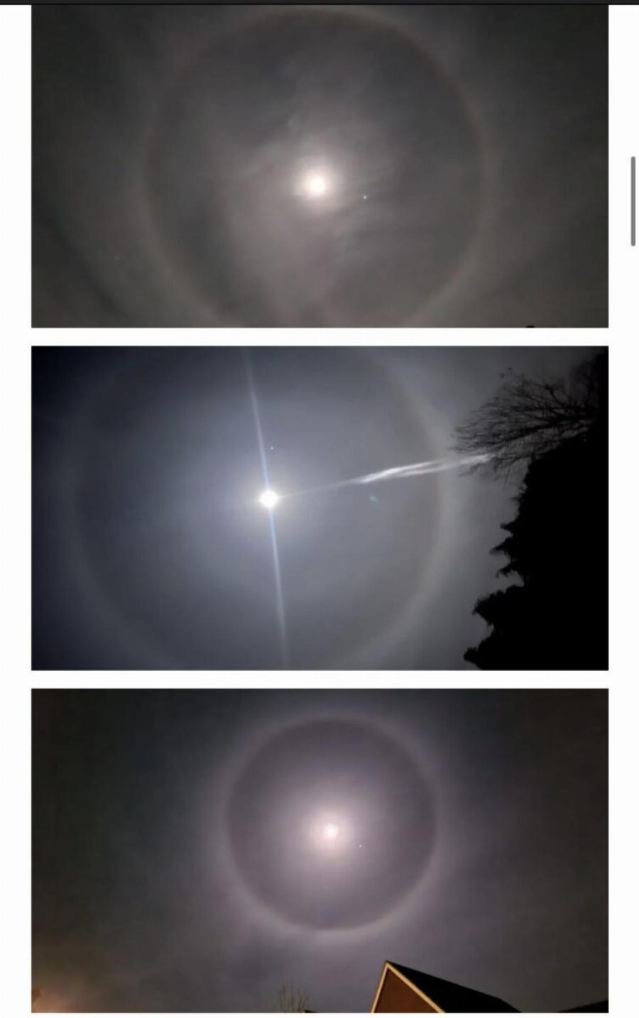 «Φωτοστέφανο» εμφανίστηκε γύρω από το φεγγάρι – Τι προμηνύει η εμφάνισή του