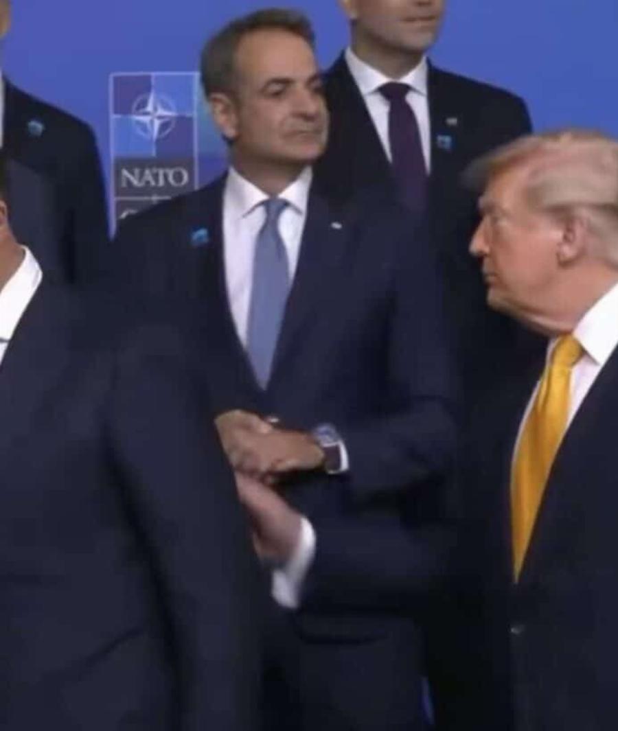 Ούτε καν χαιρέτησε τον Μητσοτάκη ο Τραμπ – Το βίντεο