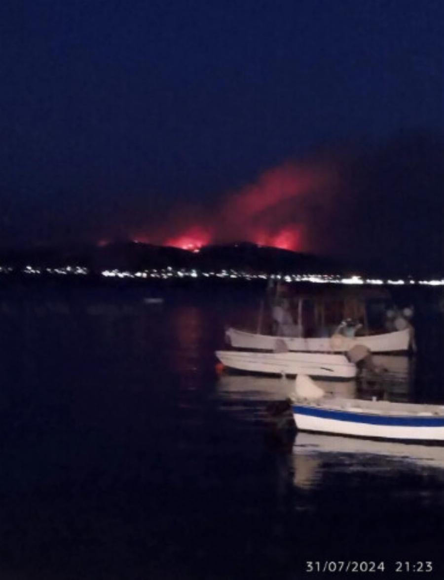 Καίγεται ξανά η Ελλάδα μας – Νέα ισχυρή πυρκαγιά τώρα μέσα στη νύχτα