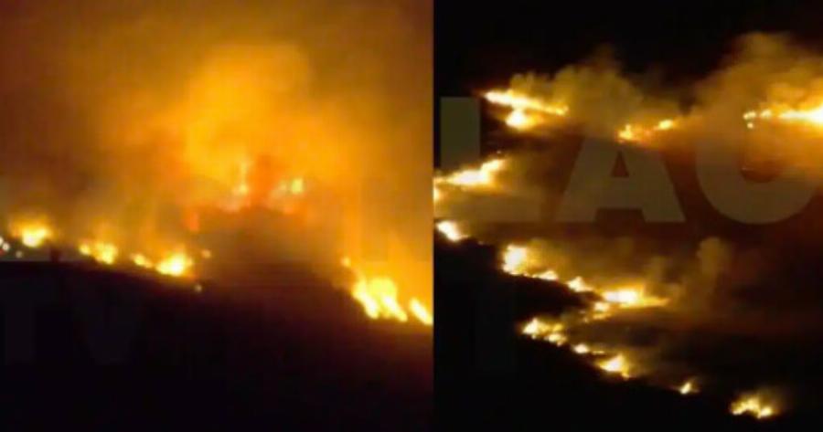 EKTAKTO – Μεγάλη φωτιά ΤΩΡΑ – Δύσκολη νύχτα – Συναγερμός στην Πυροσβεστική